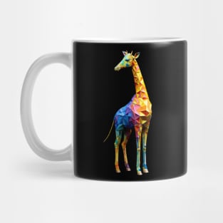 Colorful Origami Giraffe Mug